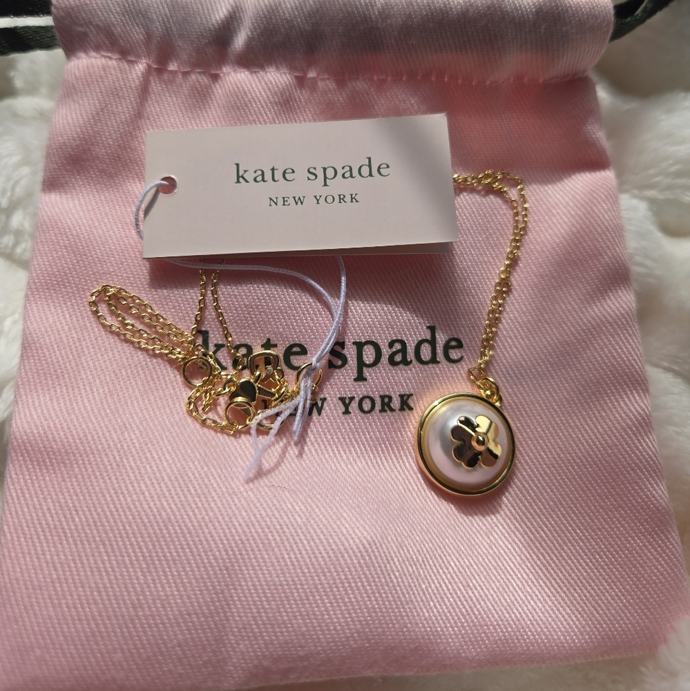 SOLD NWT Kate Spade Necklace Cream/Gold Pearls on Pearls